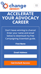 Mobile Screenshot of change-university.com